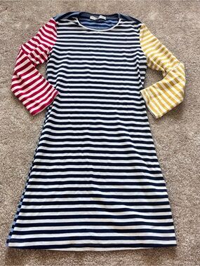 English Factory Multi Color Stripe Dress